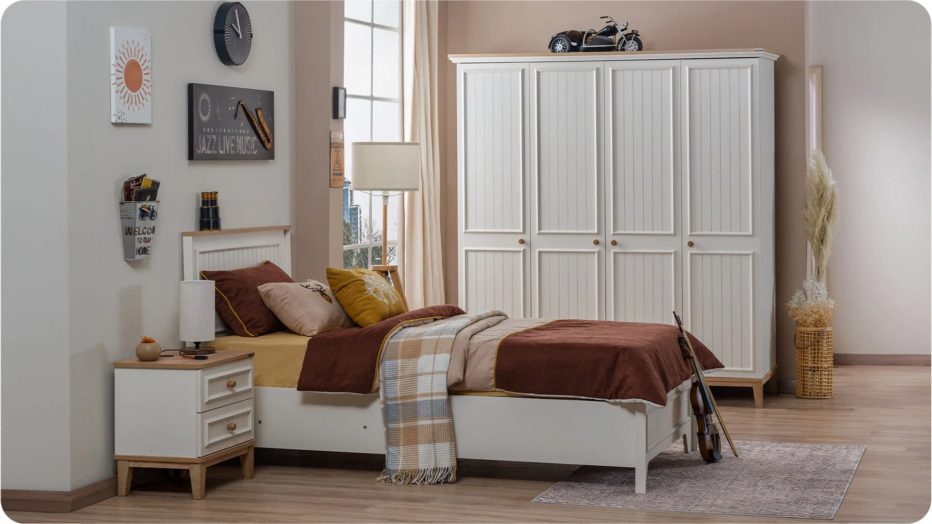 2 Τετράφυλλη ντουλάπα Mirage - Image 2