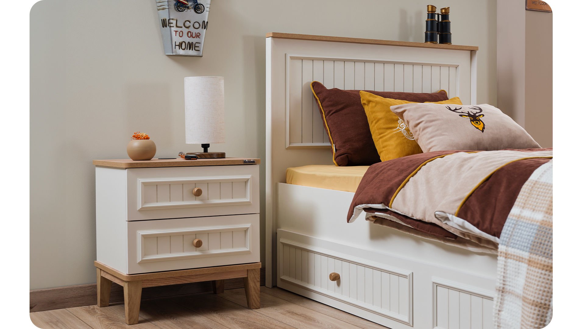 3 Κομοδίνο Mirage με υποδοχή Usb - Image 3