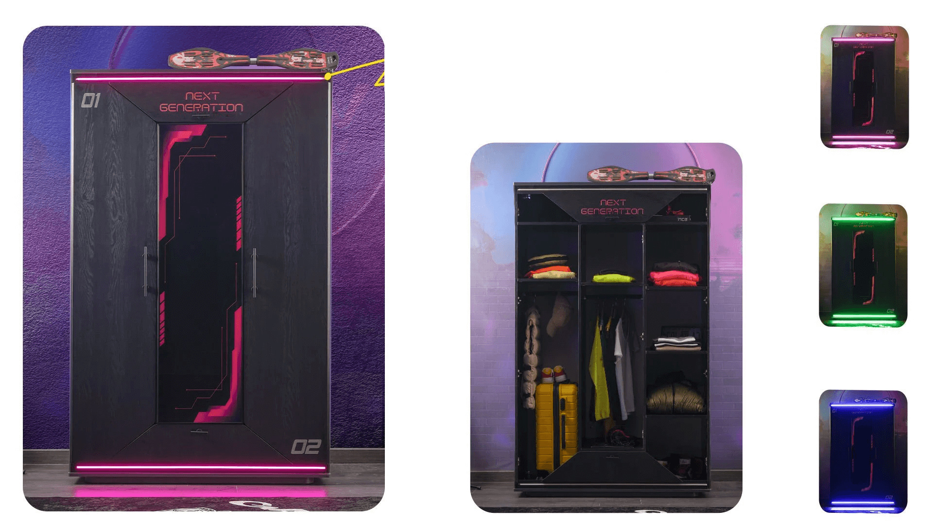 3 Τρίφυλλη ντουλάπα Next Game - Image 3