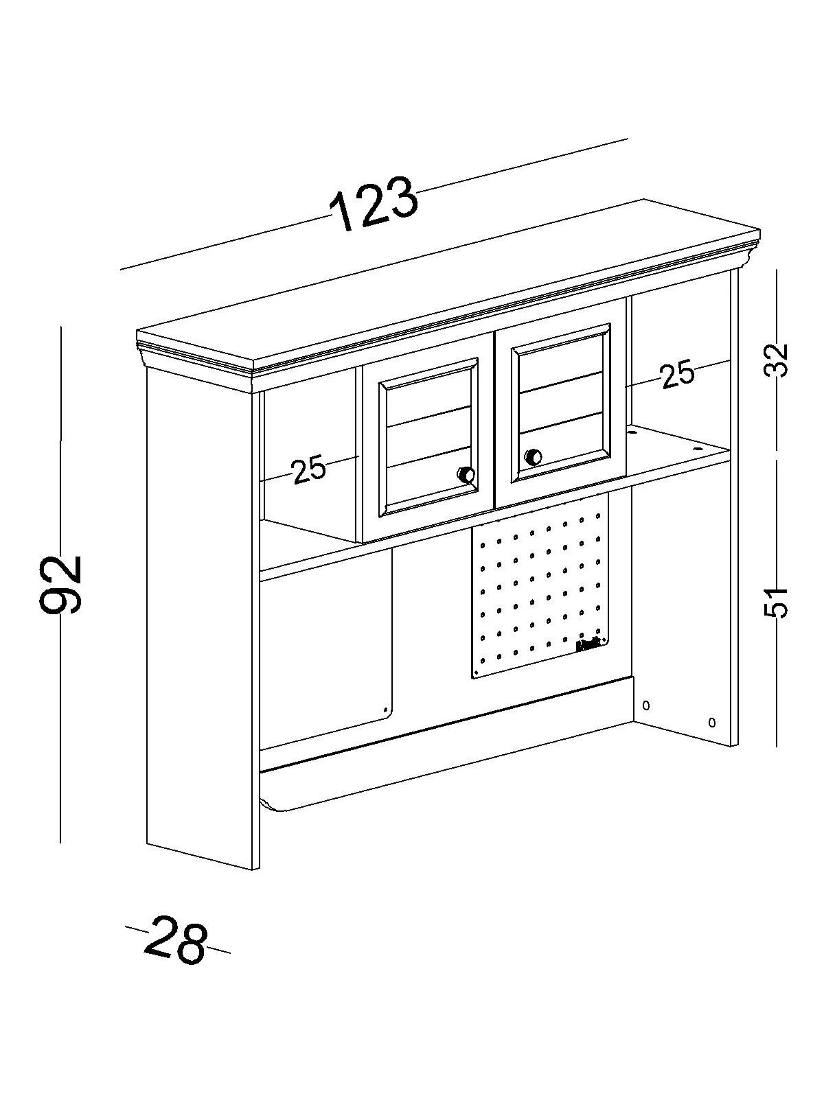 3 Γραφείο με ράφια Magna - Image 4