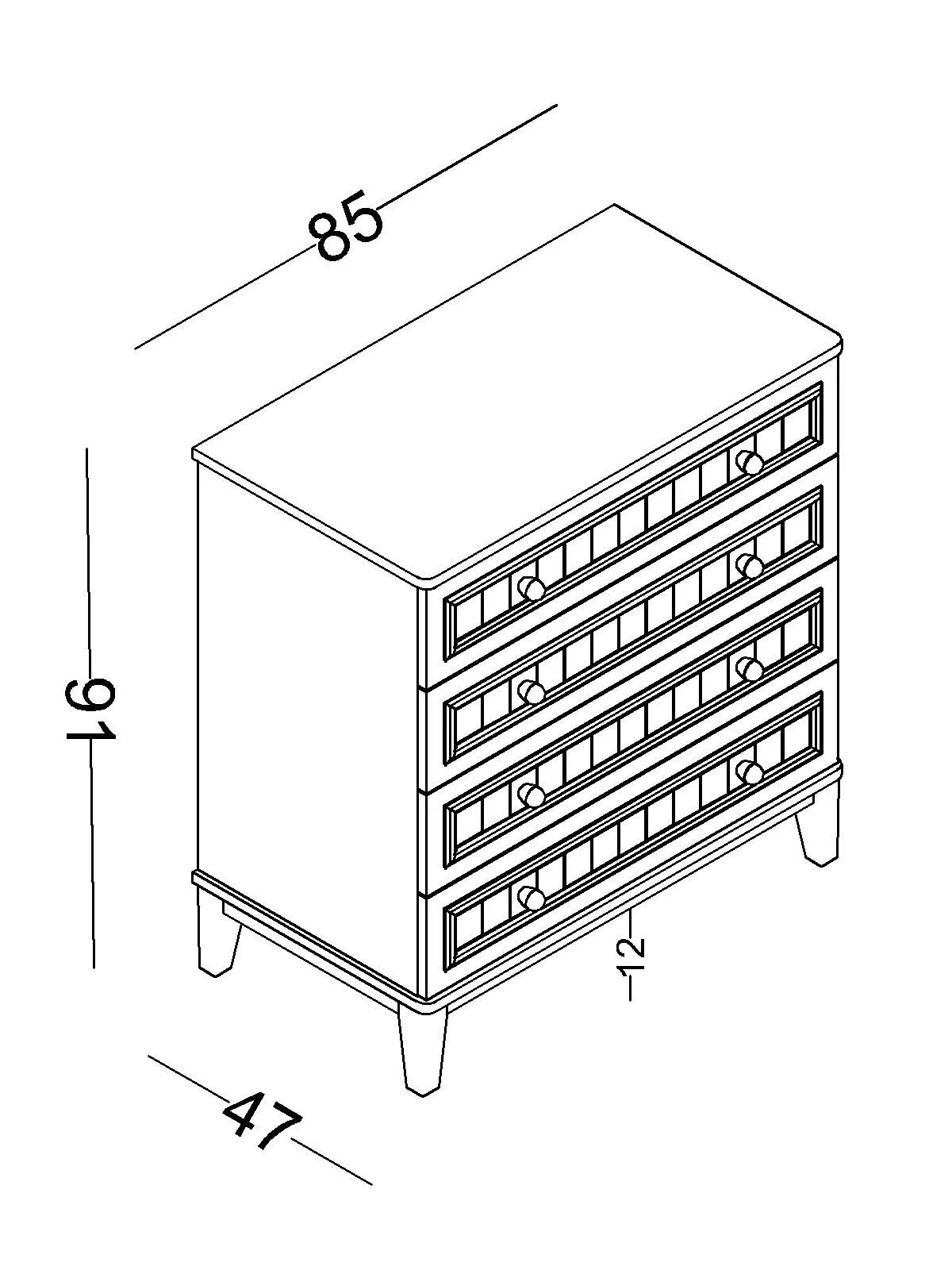 3 Συρταριέρα Mirage - Image 3