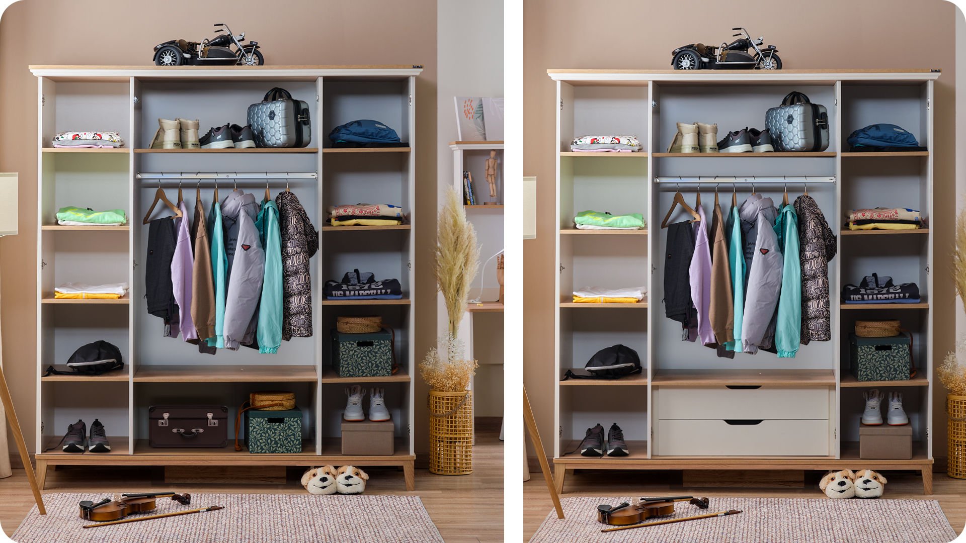 3 Τετράφυλλη ντουλάπα Mirage - Image 3