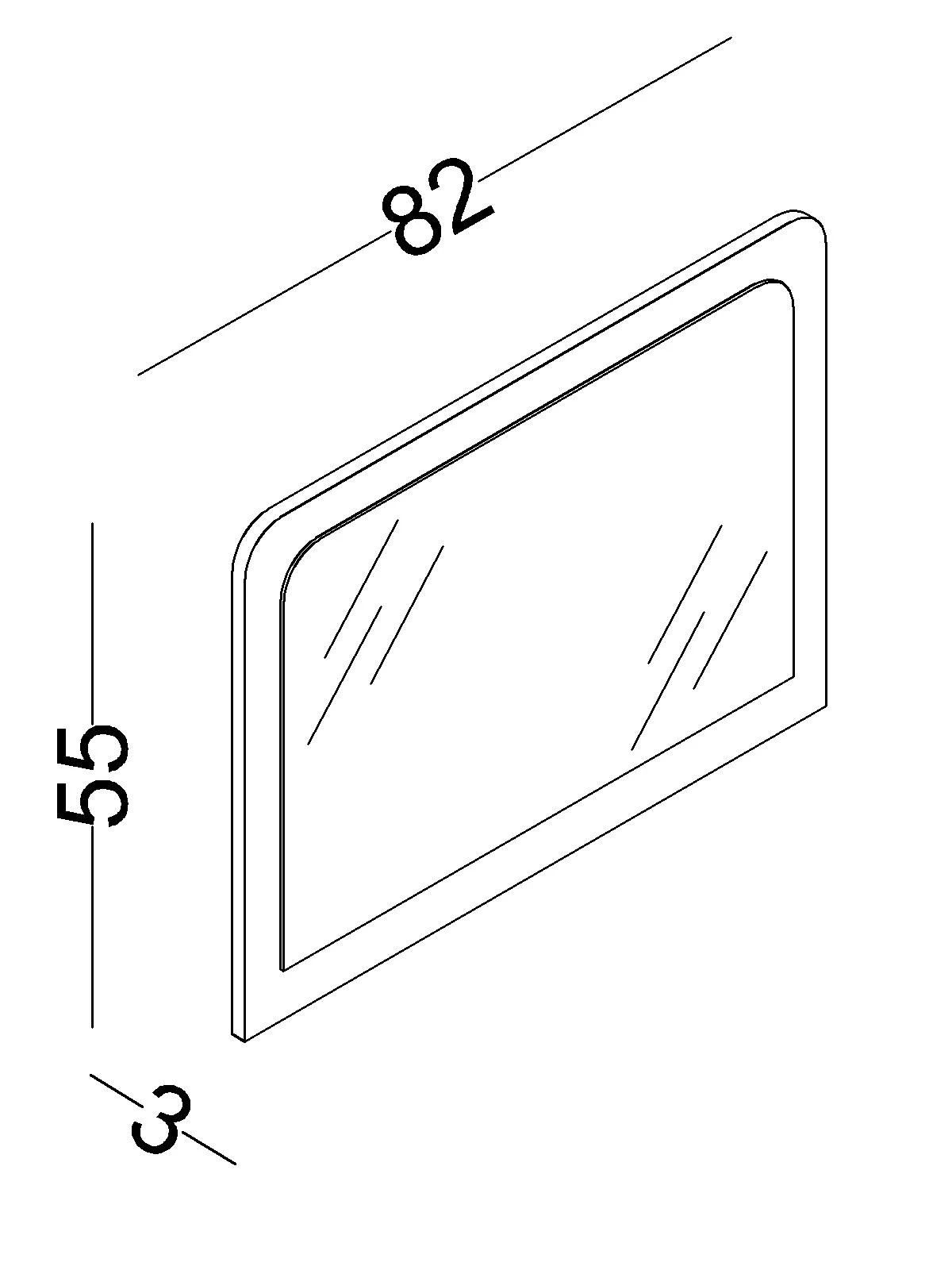 3 Καθρέφτης συρταριέρας Linda - Image 3