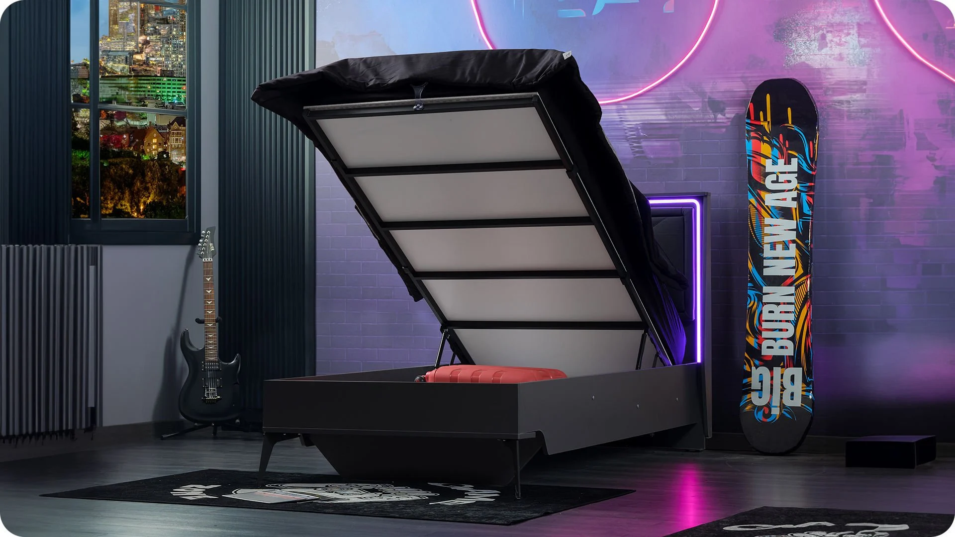 4 Κρεβάτι με Αποθηκευτικό χώρο Next Game - Image 4