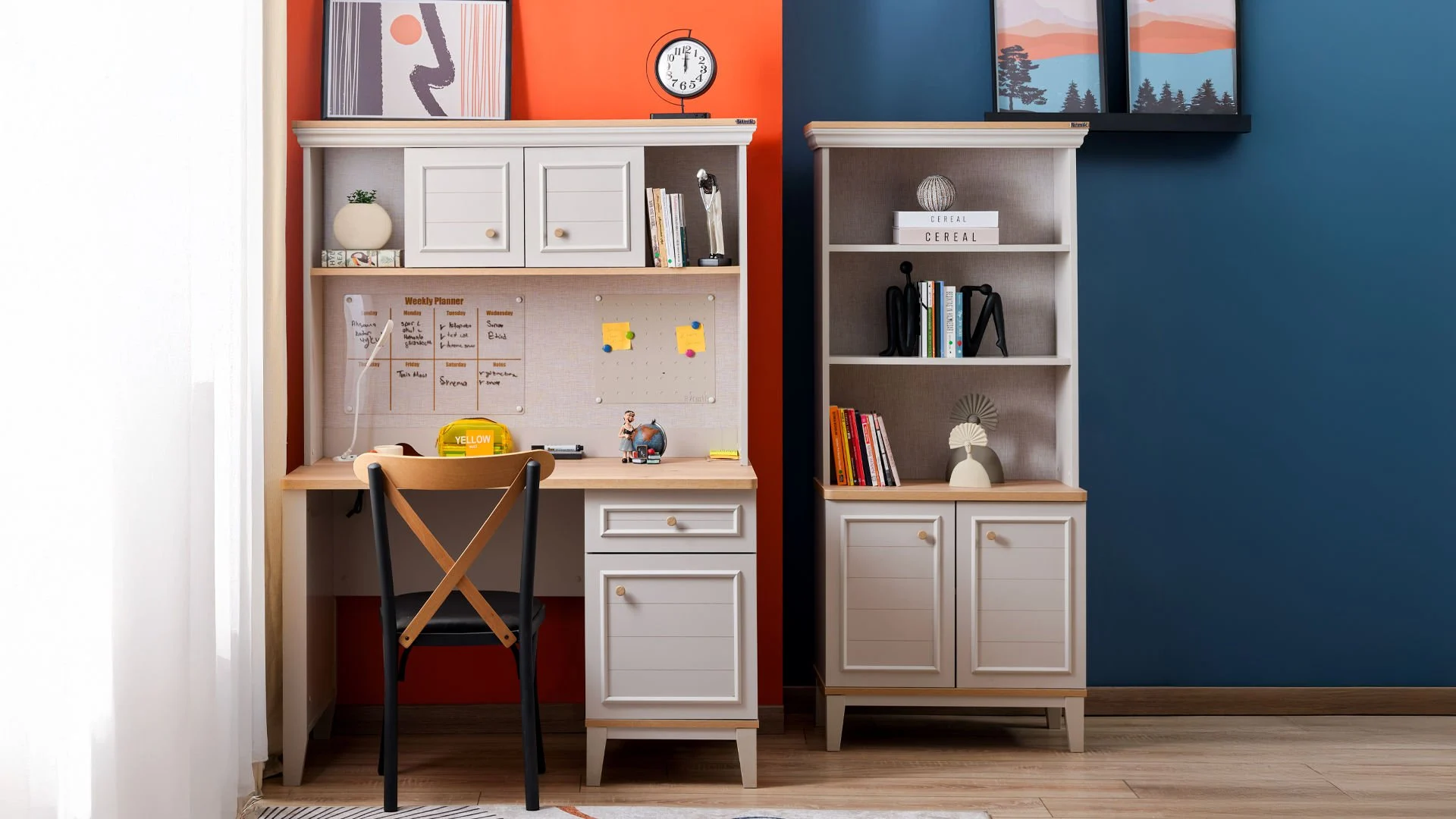 4 Γραφείο με ράφια Magna - Image 2