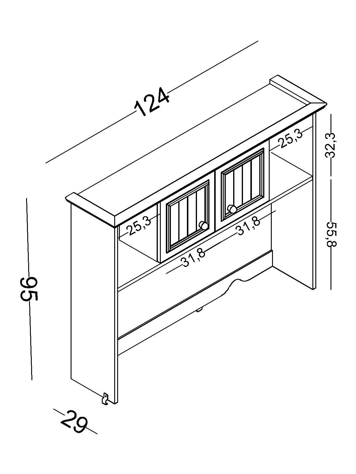 4 Γραφείο με ράφια Mirage - Image 4
