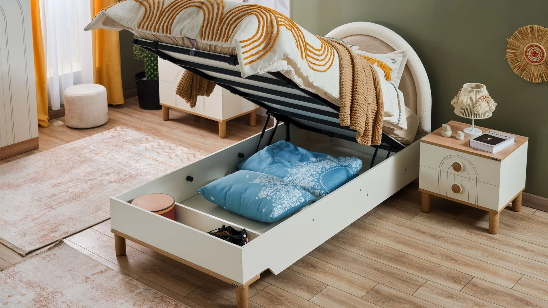 4bohem Κρεβάτι με Αποθηκευτικό χώρο Bohemlife - Image 3