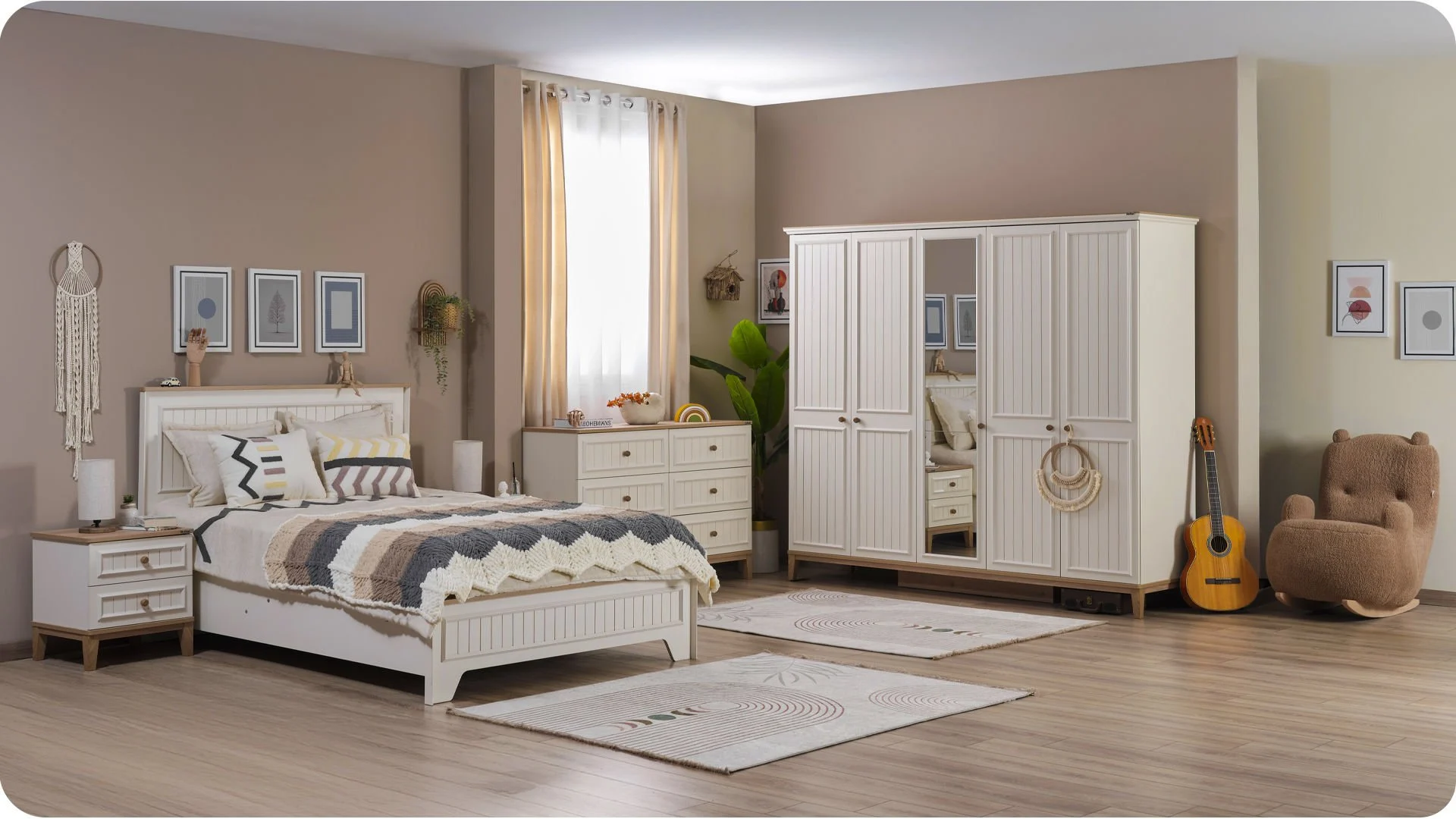 5 Πεντάφυλλη ντουλάπα Mirage - Image 3