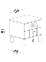 Κομοδίνο Bohemlife - Image 4