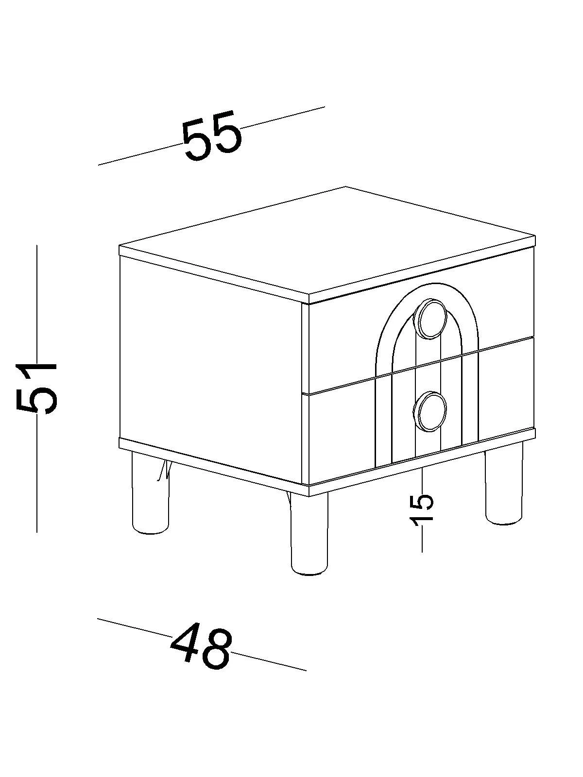 5 Κομοδίνο Bohemlife - Image 4