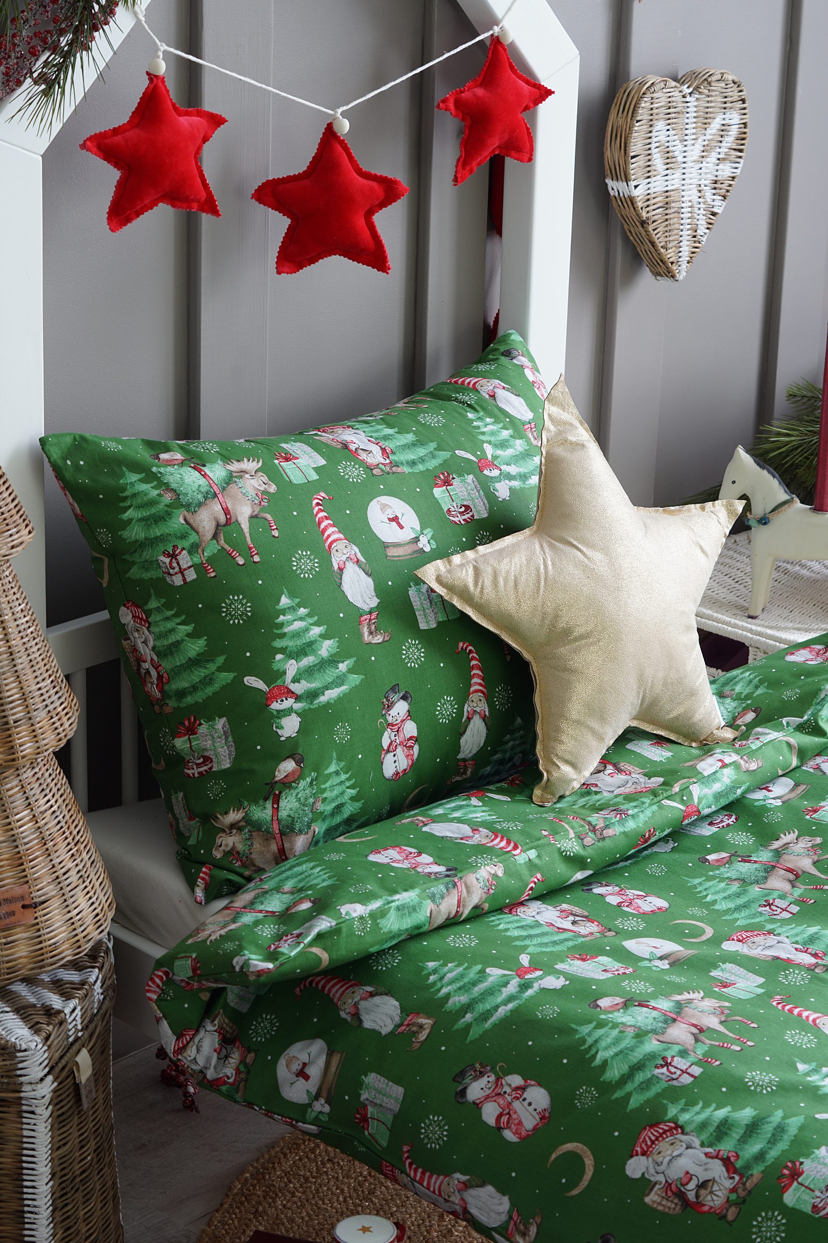 Santa claus 2 Σετ παπλωματοθήκη και μαξιλαροθήκη Santa Claus - Image 2