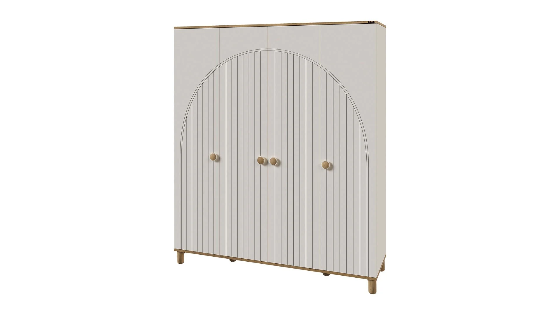 bohem1 Τετράφυλλη ντουλάπα με πόδια Bohemlife - Image 1