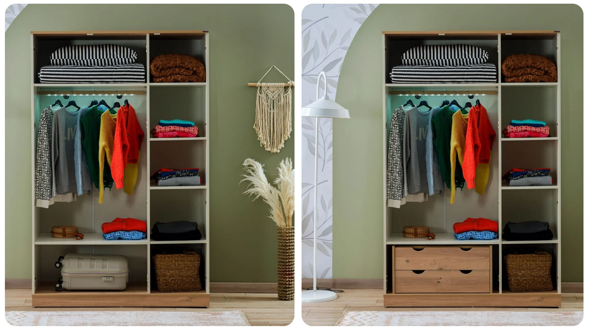 bohem3 Τρίφυλλη ντουλάπα Bohemlife - Image 4