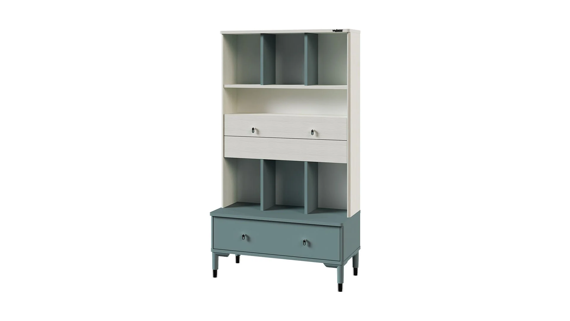 bookcase Βιβλιοθήκη Marine Blue - Image 1
