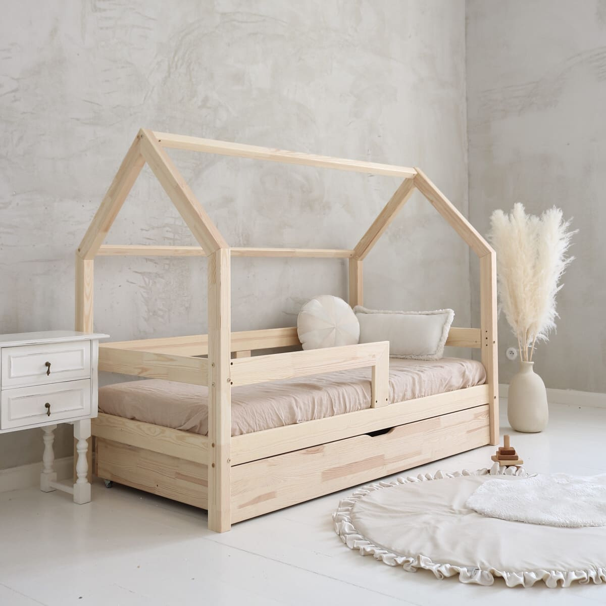 eng_pl_Barierra-Plus-version-with-drawer-427_1 Barierra Plus κρεβάτι μασίφ με συρτάρι / δεύτερο κρεβάτι - Image 1