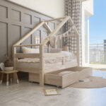 Coco Plus straight rail κρεβάτι μασίφ με συρτάρι / δεύτερο κρεβάτι - Image 3