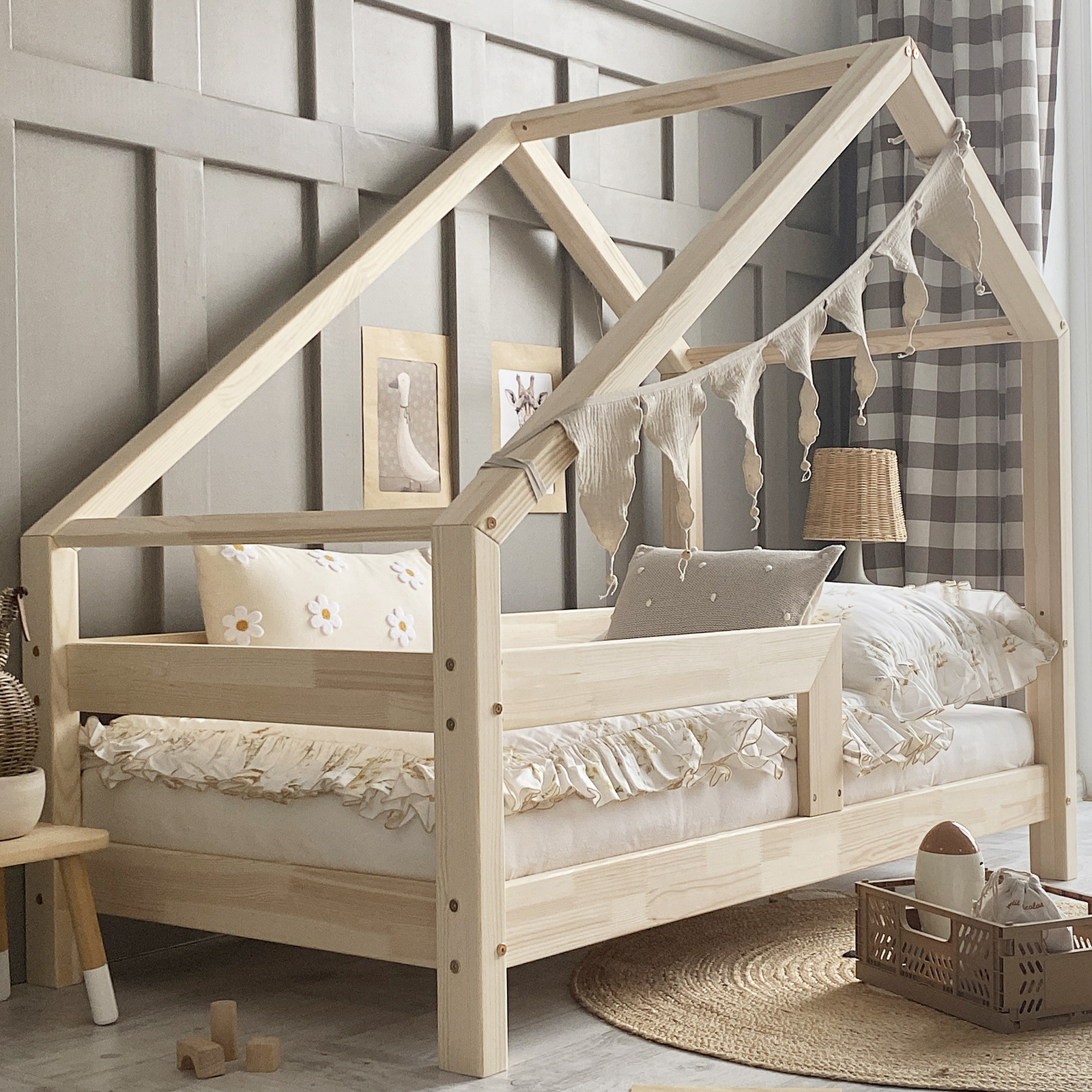 eng_pl_Coco-with-straight-rail-89_3 Coco straight rail παιδικό κρεβάτι μασίφ - Image 3