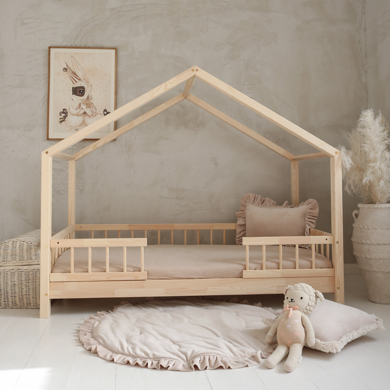 eng_pl_HouseBed-Bello-Duo-659_1 HouseBed Bello Duo παιδικό κρεβάτι μασίφ - Image 2