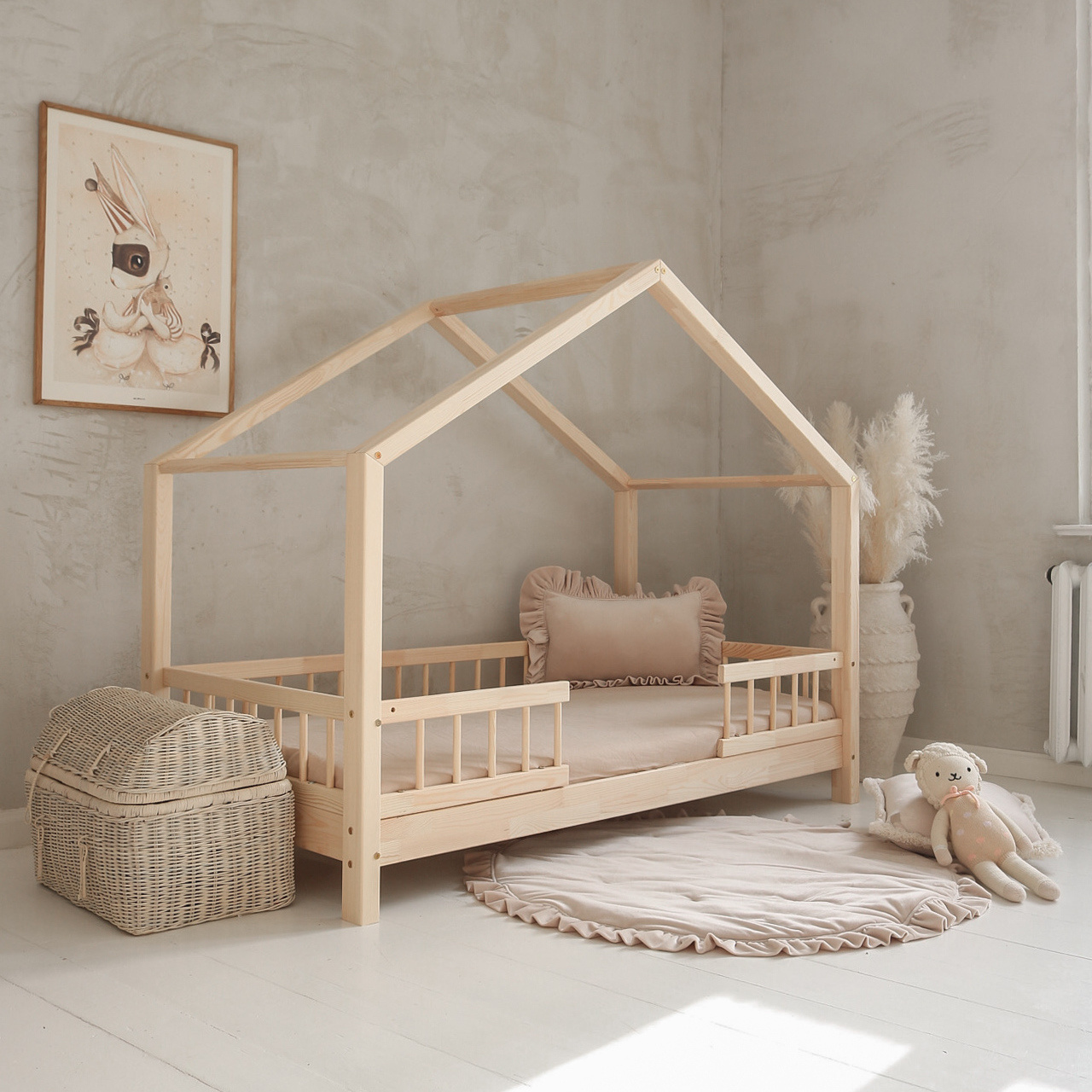 eng_pl_HouseBed-Bello-Duo-659_3 HouseBed Bello Duo παιδικό κρεβάτι μασίφ - Image 3
