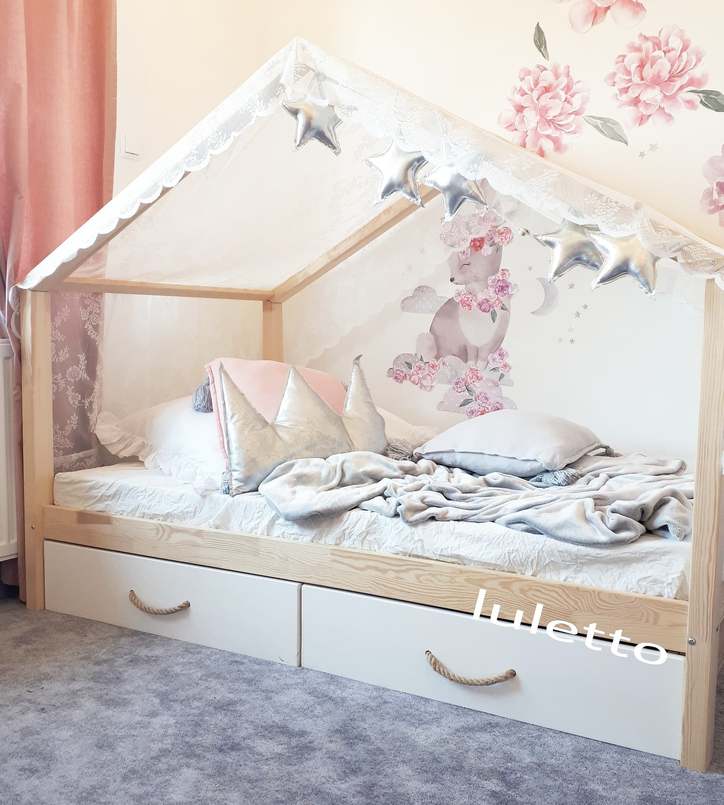 eng_pl_HouseBed-Classic-Plus-version-with-drawer-492_2 HouseBed Classic Plus κρεβάτι μασίφ με συρτάρι / δεύτερο κρεβάτι - Image 2