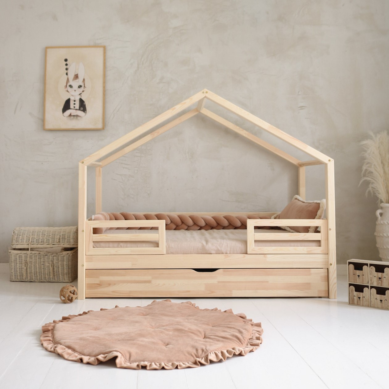 eng_pl_HouseBed-Fello-Duo-Plus-version-with-drawer-675_5 HouseBed Fello Duo Plus κρεβάτι μασίφ με συρτάρι / δεύτερο κρεβάτι - Image 5