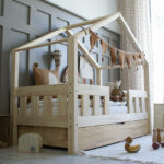 HouseBed Maxi Duo Plus κρεβάτι μασίφ με συρτάρι / δεύτερο κρεβάτι