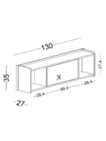 Γραφείο με ράφια Extreme - Image 3