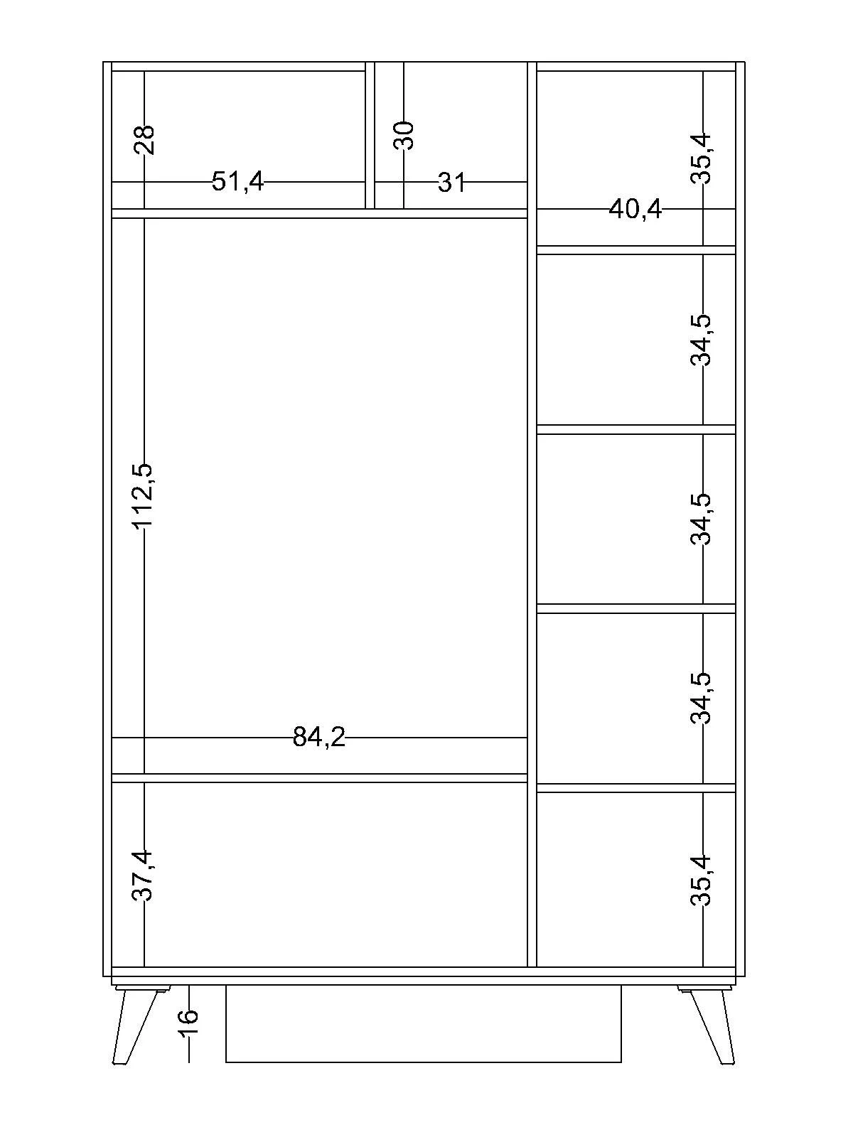 extreme-4 Τρίφυλλη ντουλάπα Extreme - Image 4