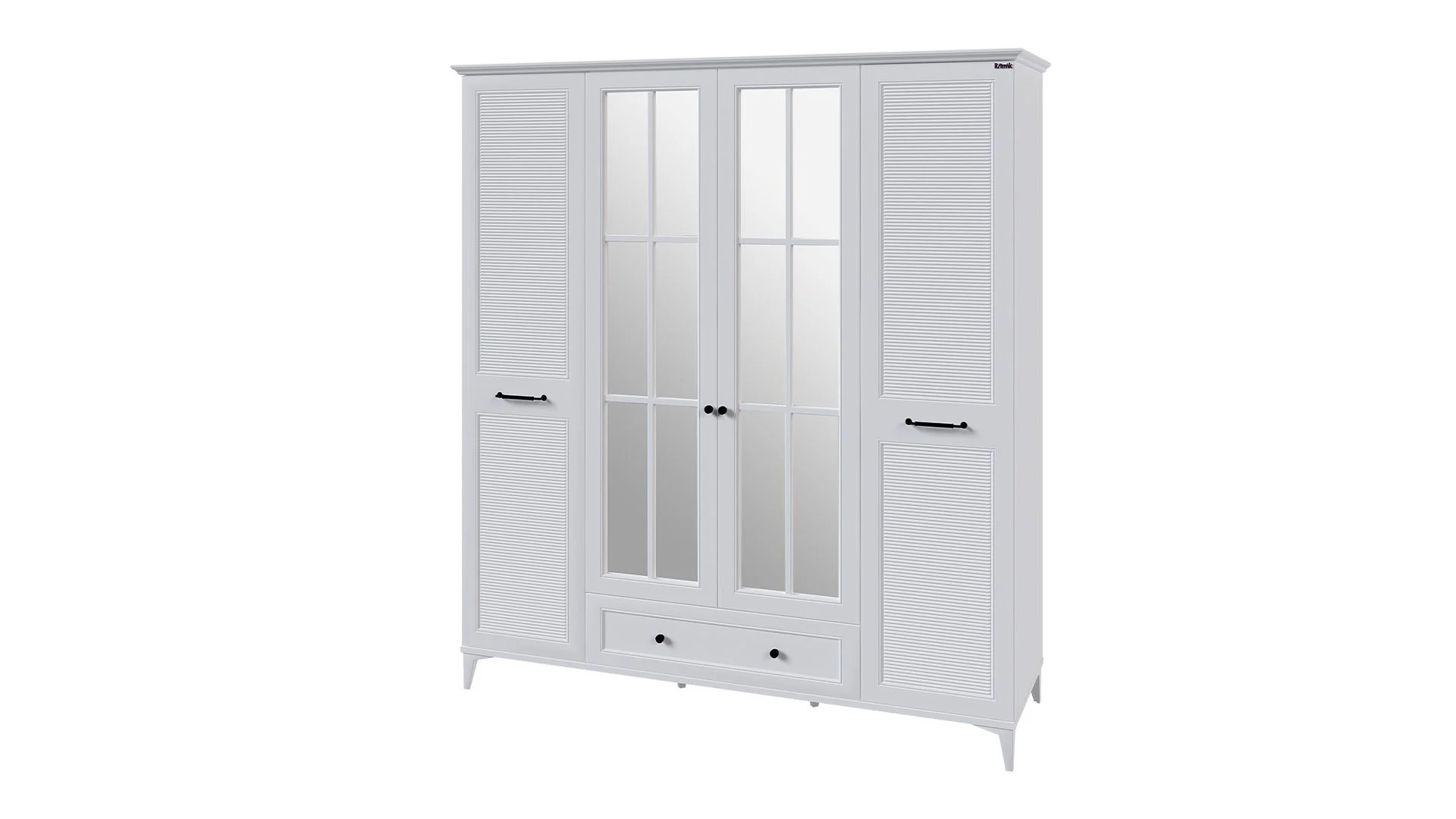 golf1 Τετράφυλλη ντουλάπα με καθρέφτη Golf - Image 1