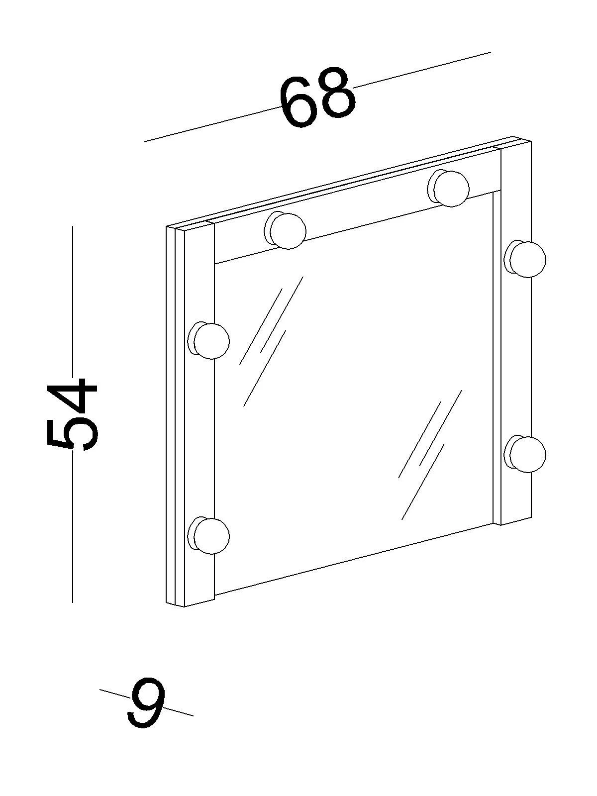 hayal-3 Καθρέφτης συρταριέρας Hayal - Image 3
