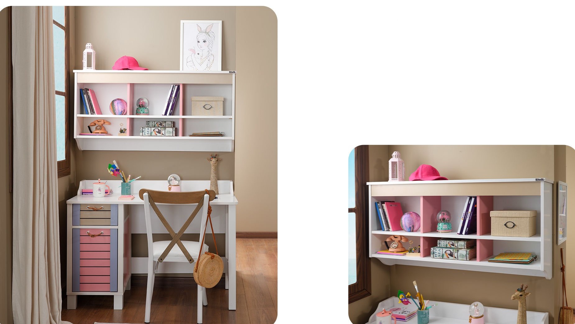 hayal-3 Γραφείο με ράφια Hayal - Image 3