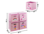 ΠΑΙΔΙΚΌ ΔΩΜΆΤΙΟ & ΔΙΑΚΌΣΜΗΣΗ DRAWER CABINET 4 STORAGE BOXES C80653200 - Image 2