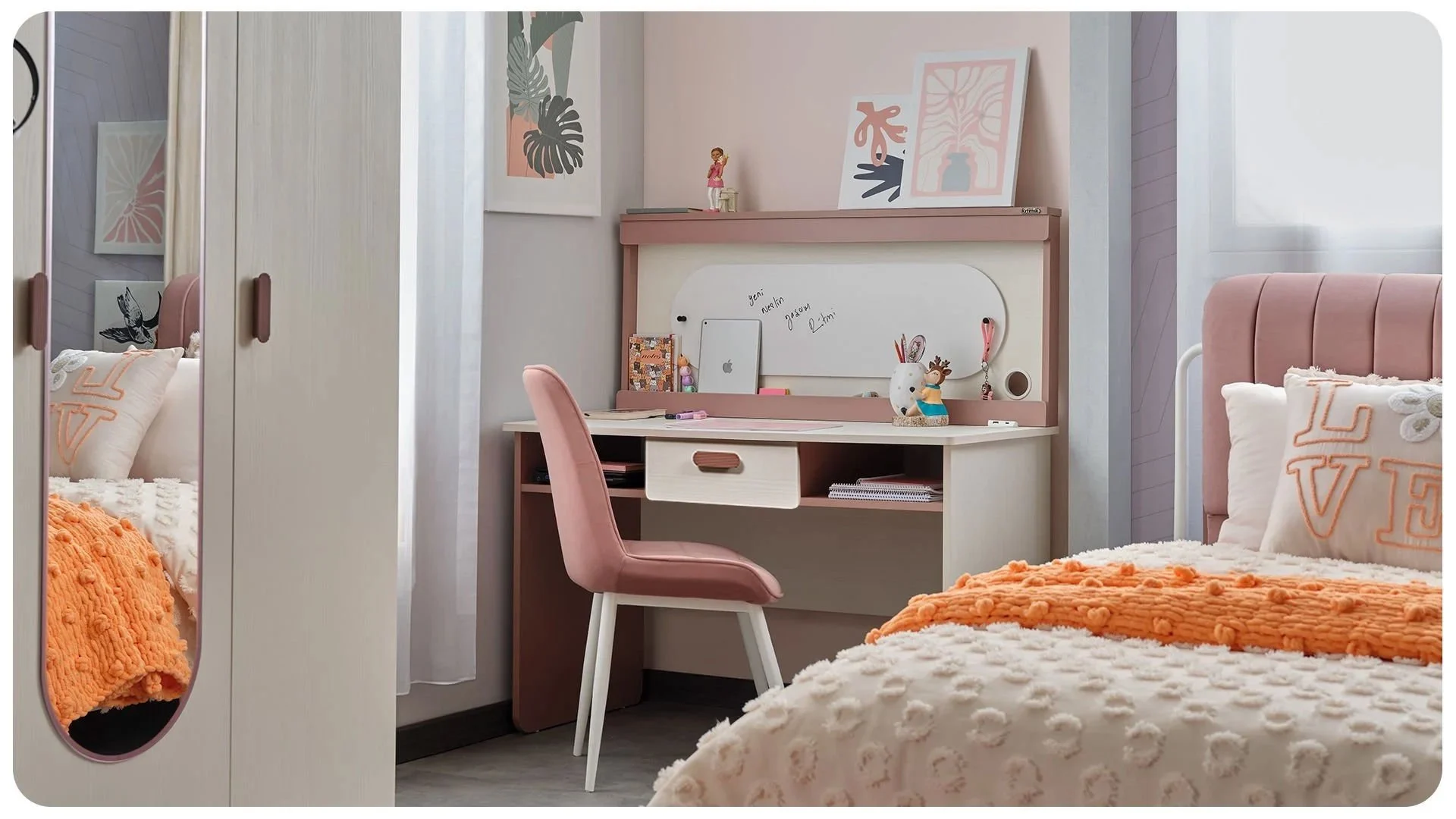 linda3 Γραφείο Linda με Πλάτη - Image 3