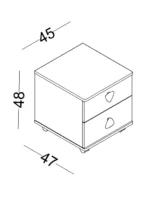 Κομοδίνο Nora - Image 3