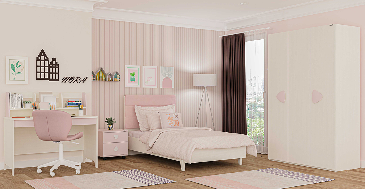 nora1 Τρίφυλλη ντουλάπα Nora - Image 2