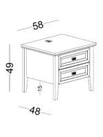 Κομοδίνο Orion - Image 3