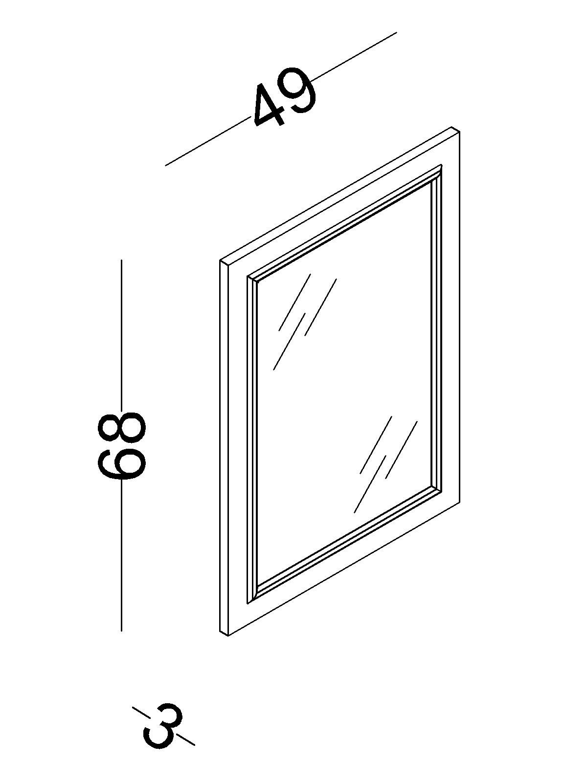 poli-2-mirror Καθρέφτης συρταριέρας Poli - Image 3
