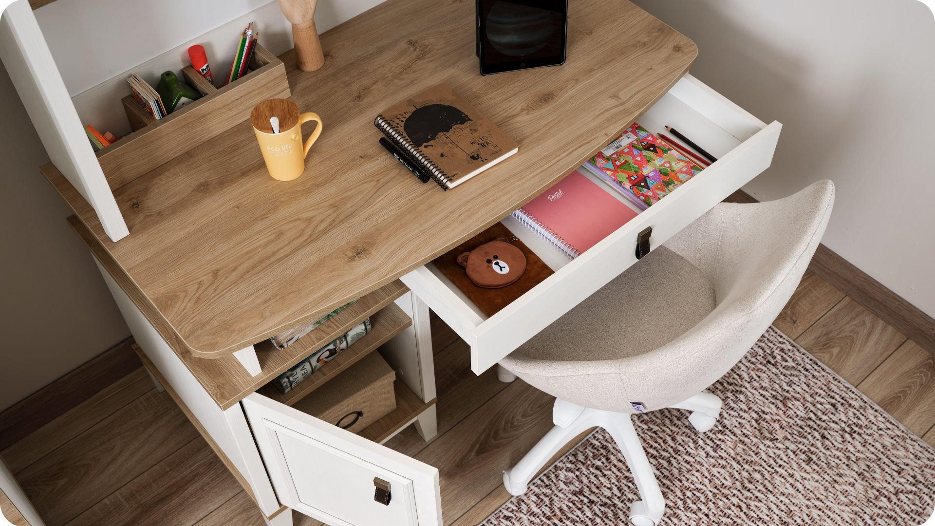 poli2 Γραφείο απλό Poli - Image 2