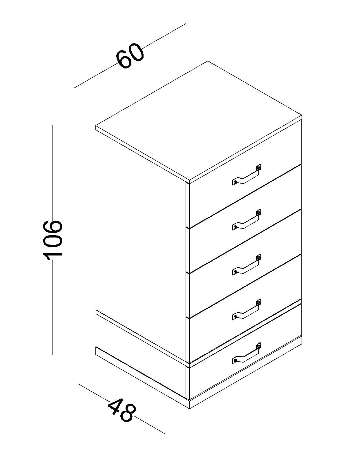 porto-2 Νέα Συρταριέρα ψηλή Porto - Image 3