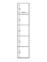 Ντουλάπα Μονόφυλλη Porto - Image 3