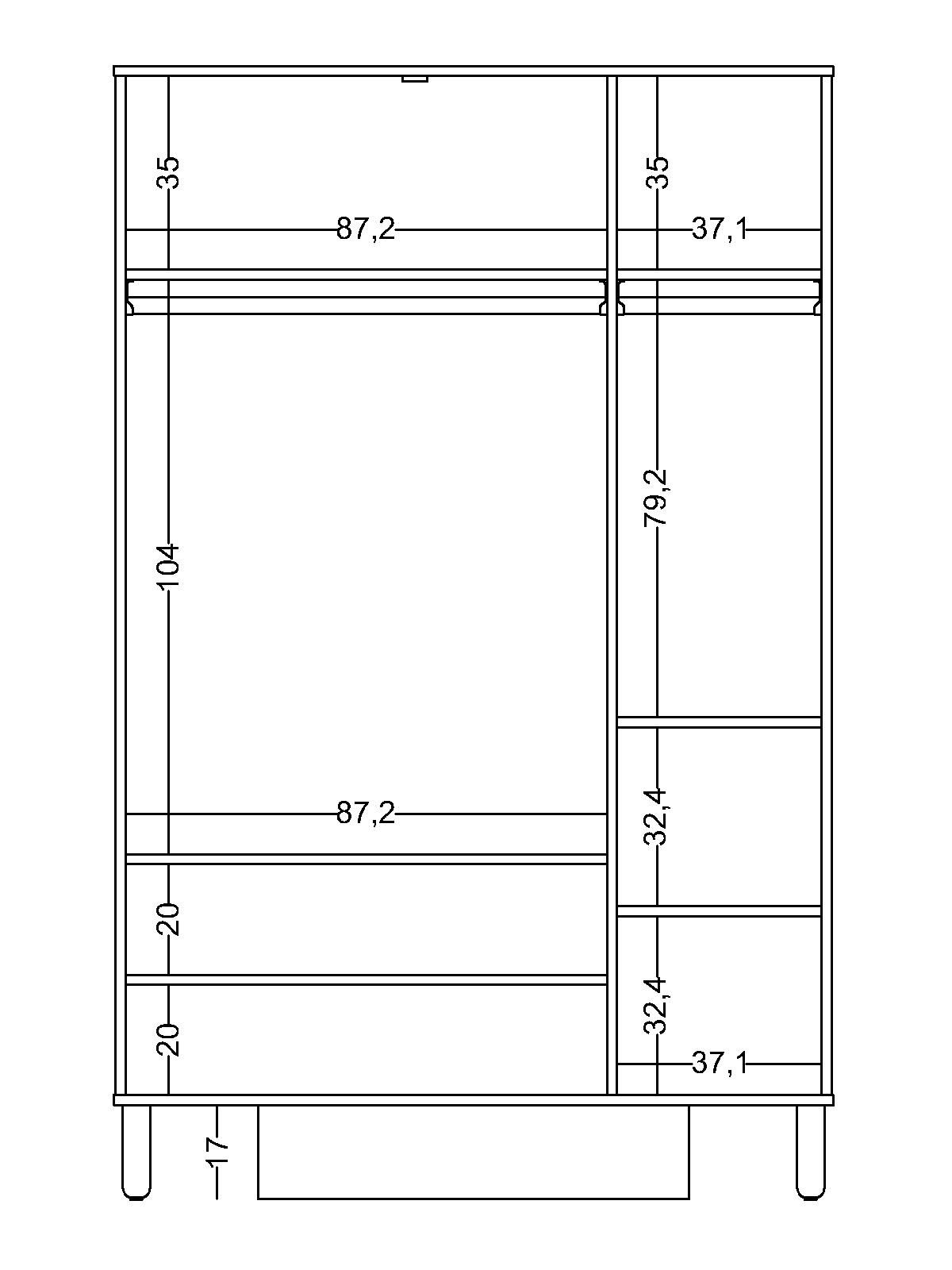 sofia-4 Τρίφυλλη ντουλάπα Sofia - Image 4