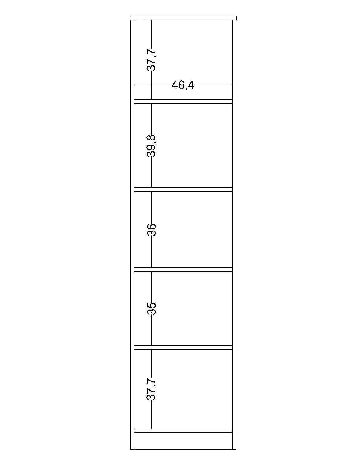 twin-4 Μονόφυλλη ντουλάπα Twin - Image 5