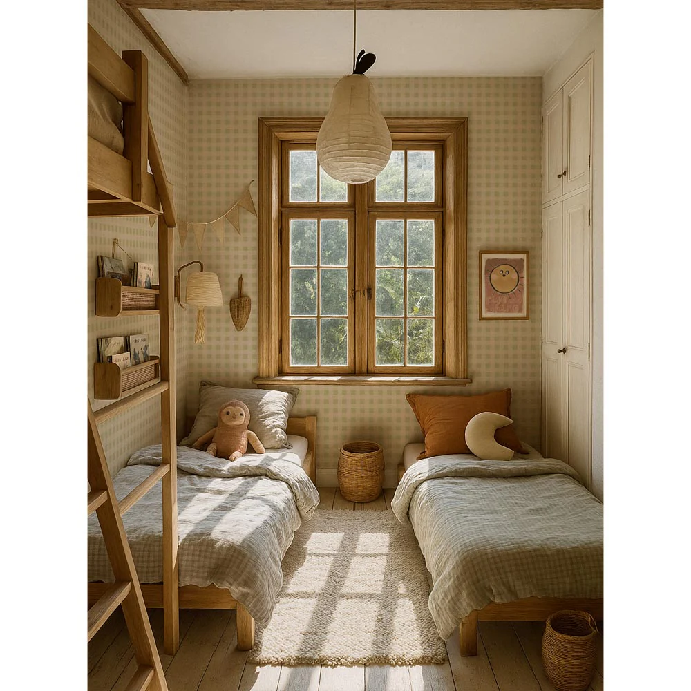 Grey1 Ταπετσαρία Check Classic Gray - Image 2