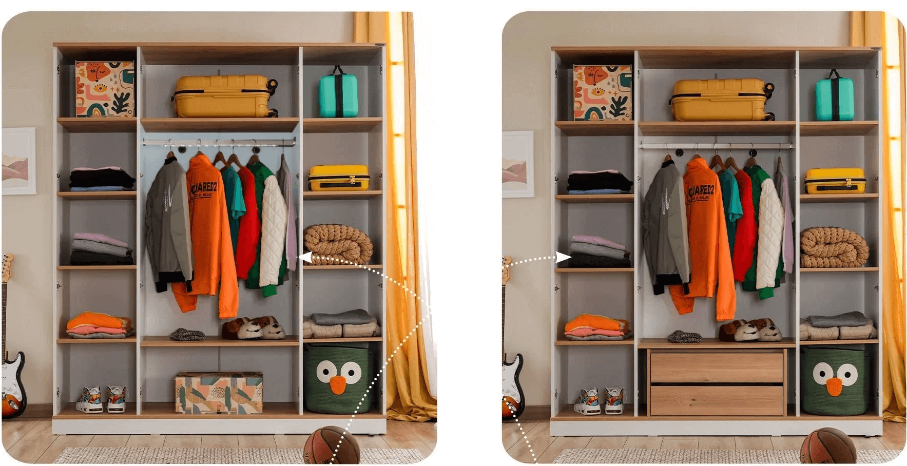 bella-6 Τετράφυλλη ντουλάπα Bella - Image 3