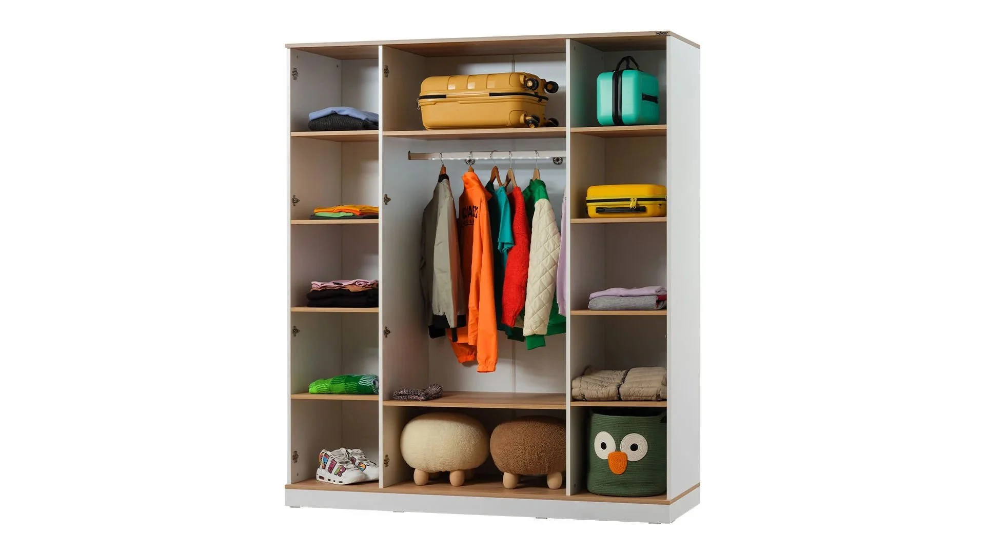 bella1 Τρίφυλλη ντουλάπα Bella - Image 2