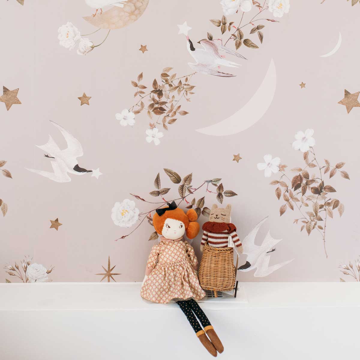 birds5 - Αντιγραφή Ταπετσαρία Birds In The Night Sky - Image 5