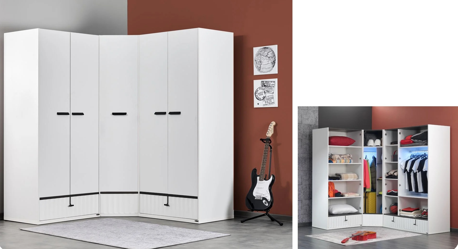 cool2 Γωνιακή ντουλάπα Cool - Image 3