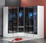 Γωνιακή ντουλάπα με γυάλινη πόρτα Cool - Image 4