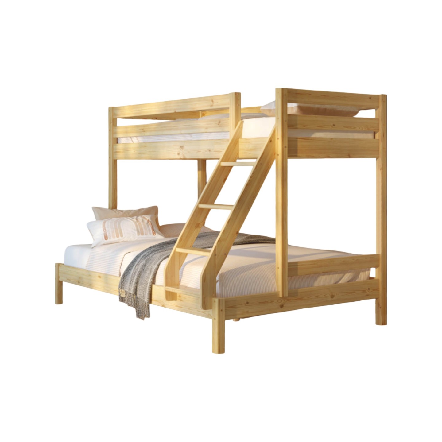 everest1 Everest Κουκέτα από πεύκο για 3 παιδιά - Image 1