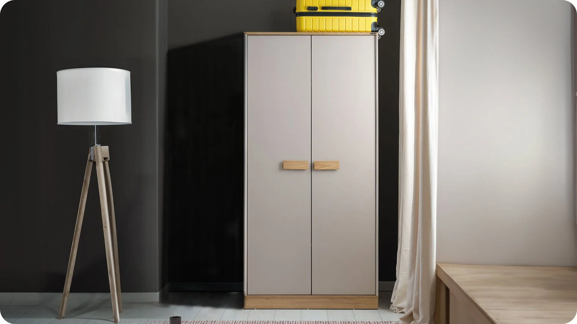 huga1 Δίφυλλη ντουλάπα Huga - Image 2